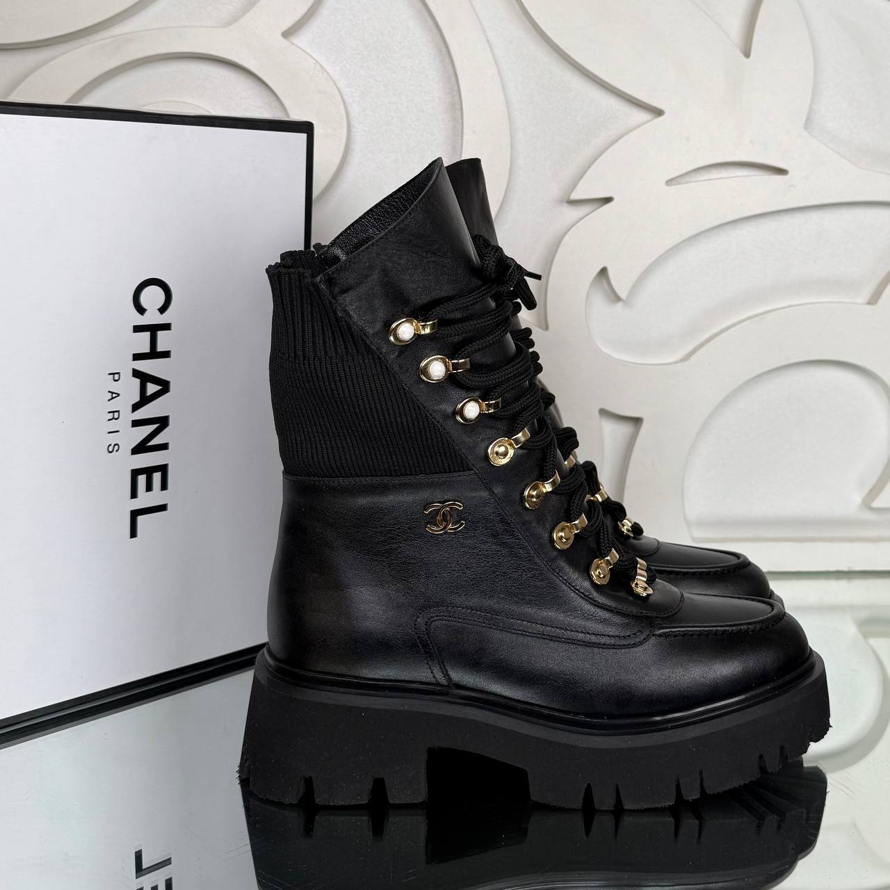 Long Combat Boots
