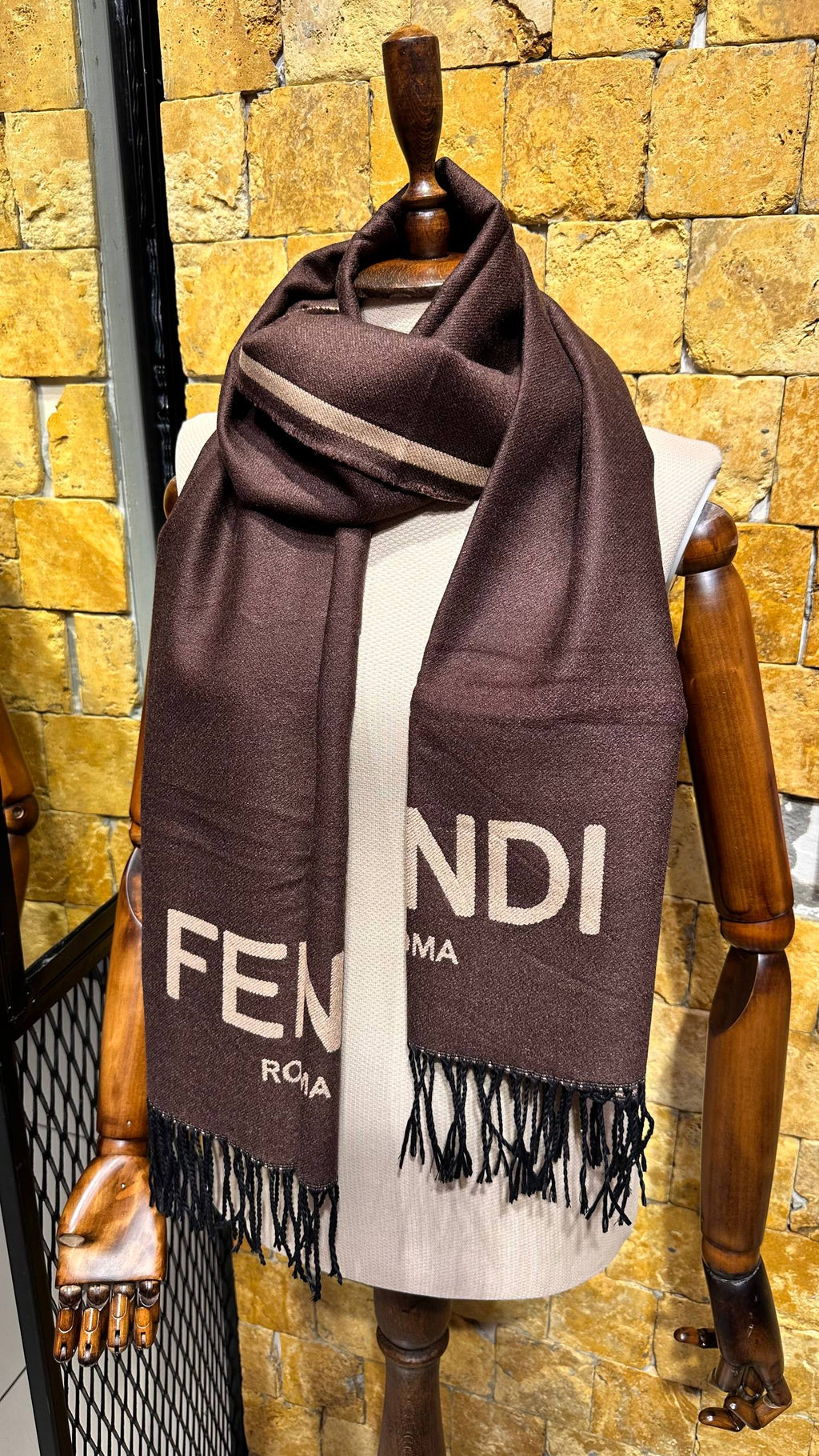FND1 cashmere scarf