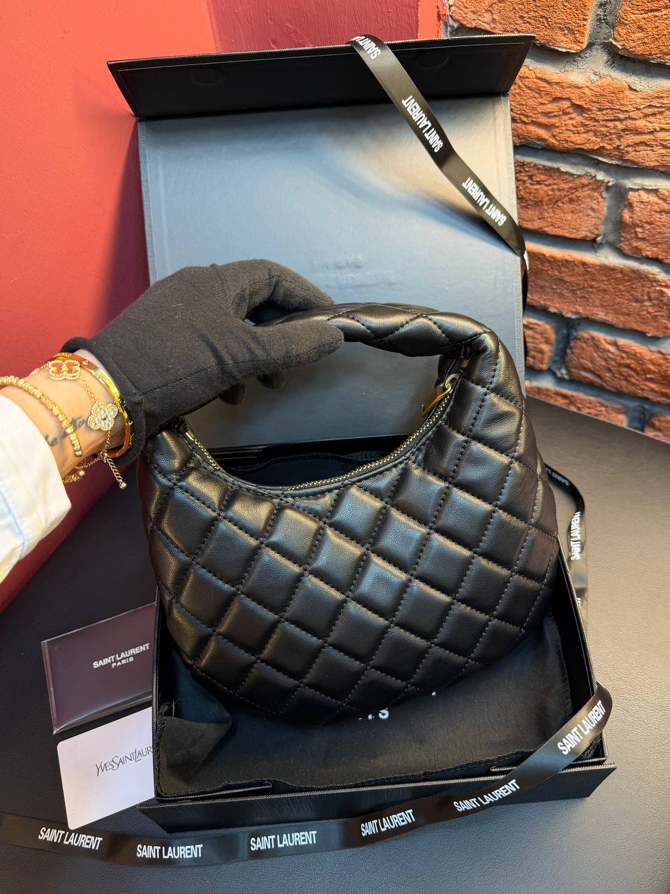 ICARINO IN QUILTED NAPPA