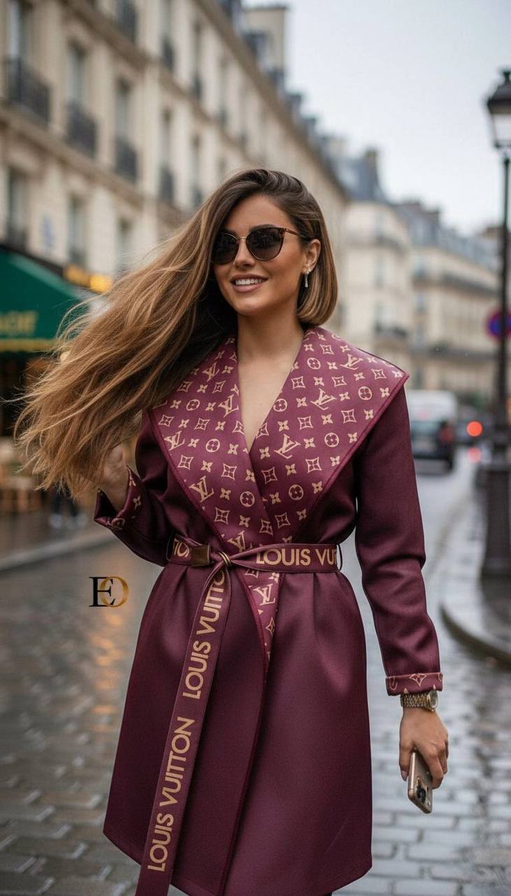 L.V. Cashmere Fabric Coat