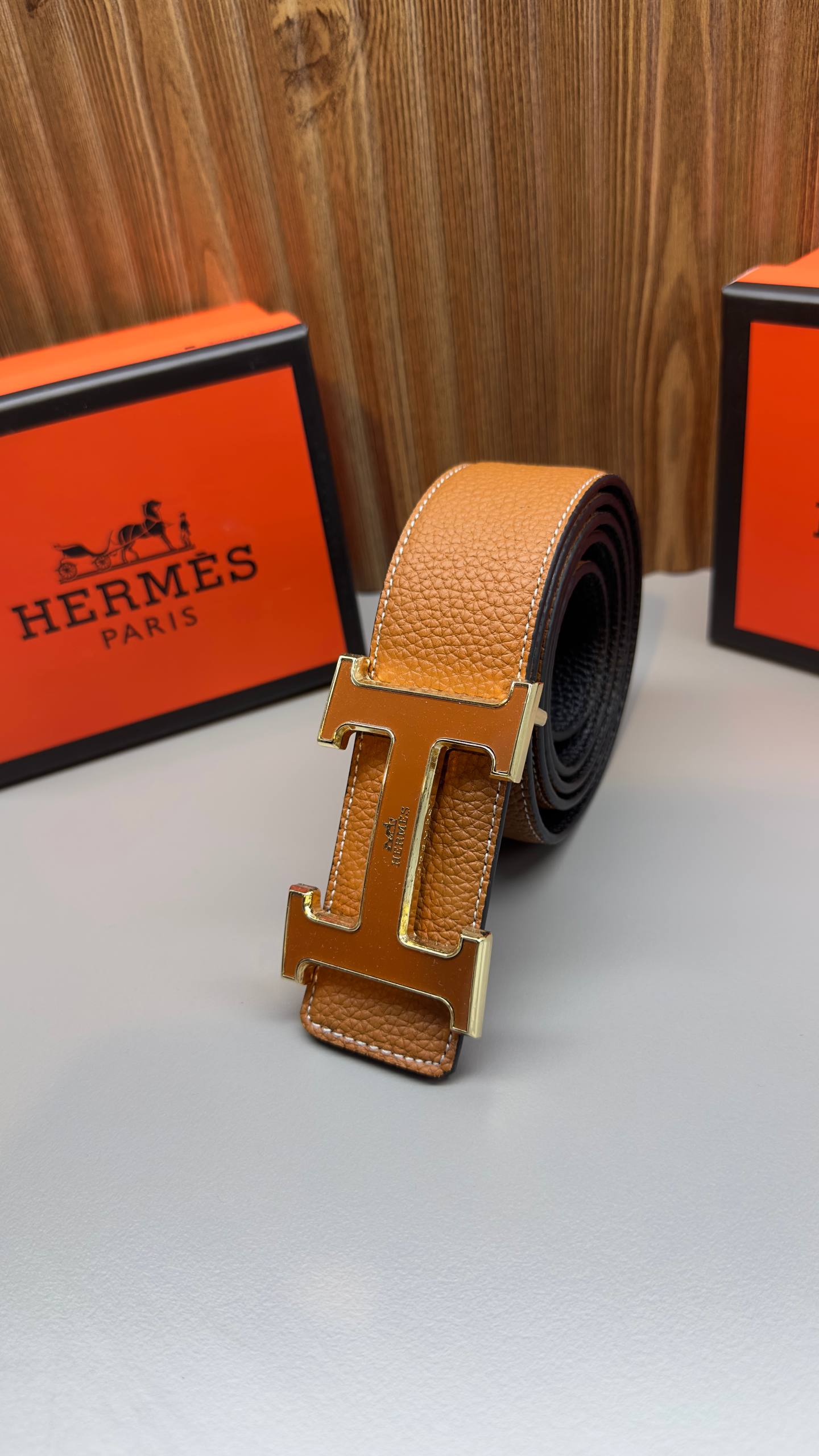 HRM Leather Belt - Brown