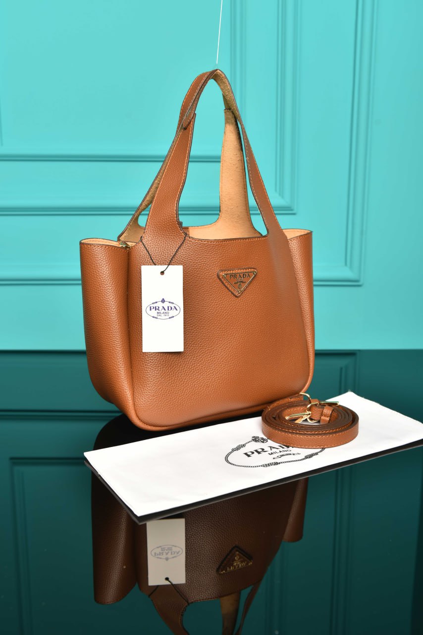 Small Leather Tote Bag