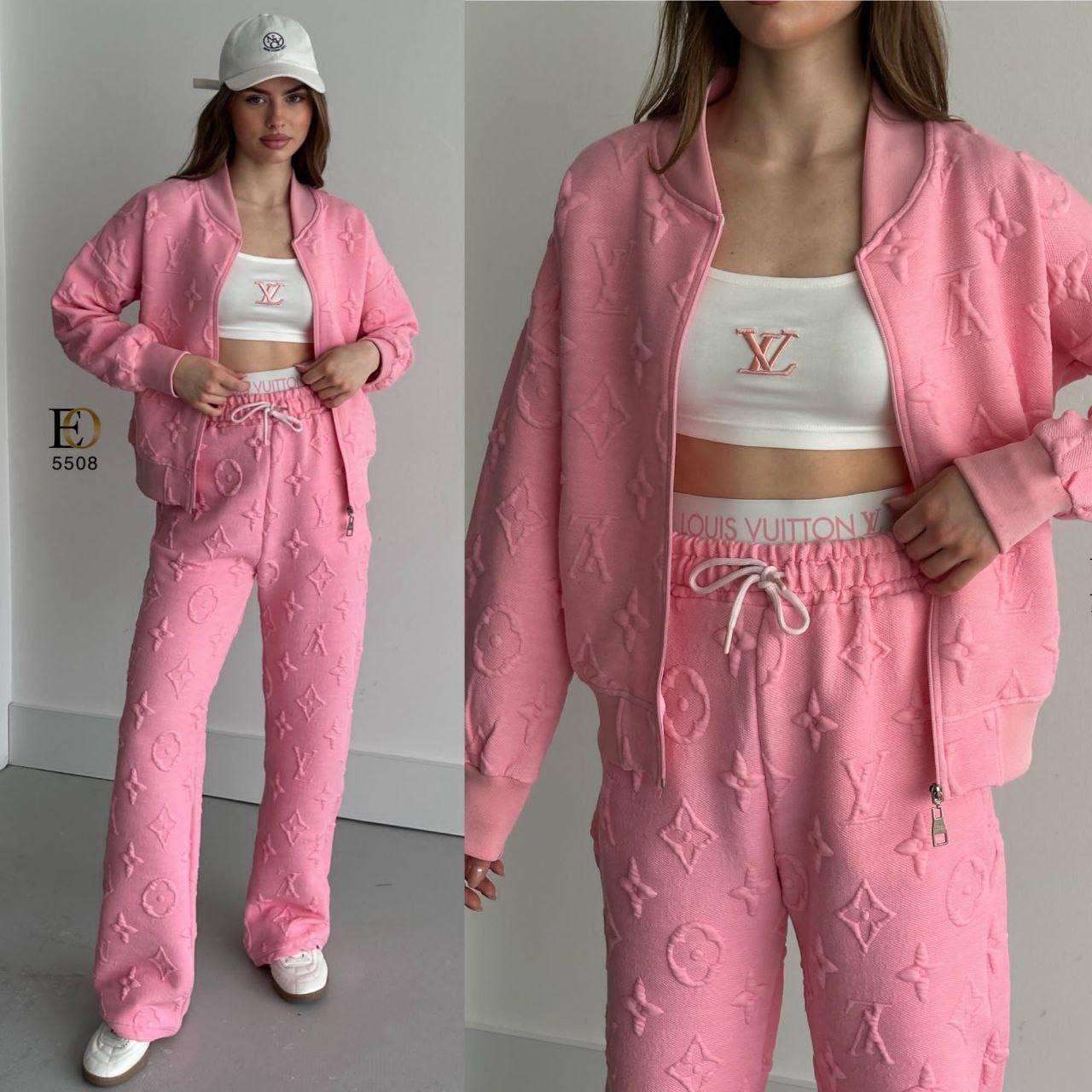 L.V. Quilted Jacquard Sports SeT